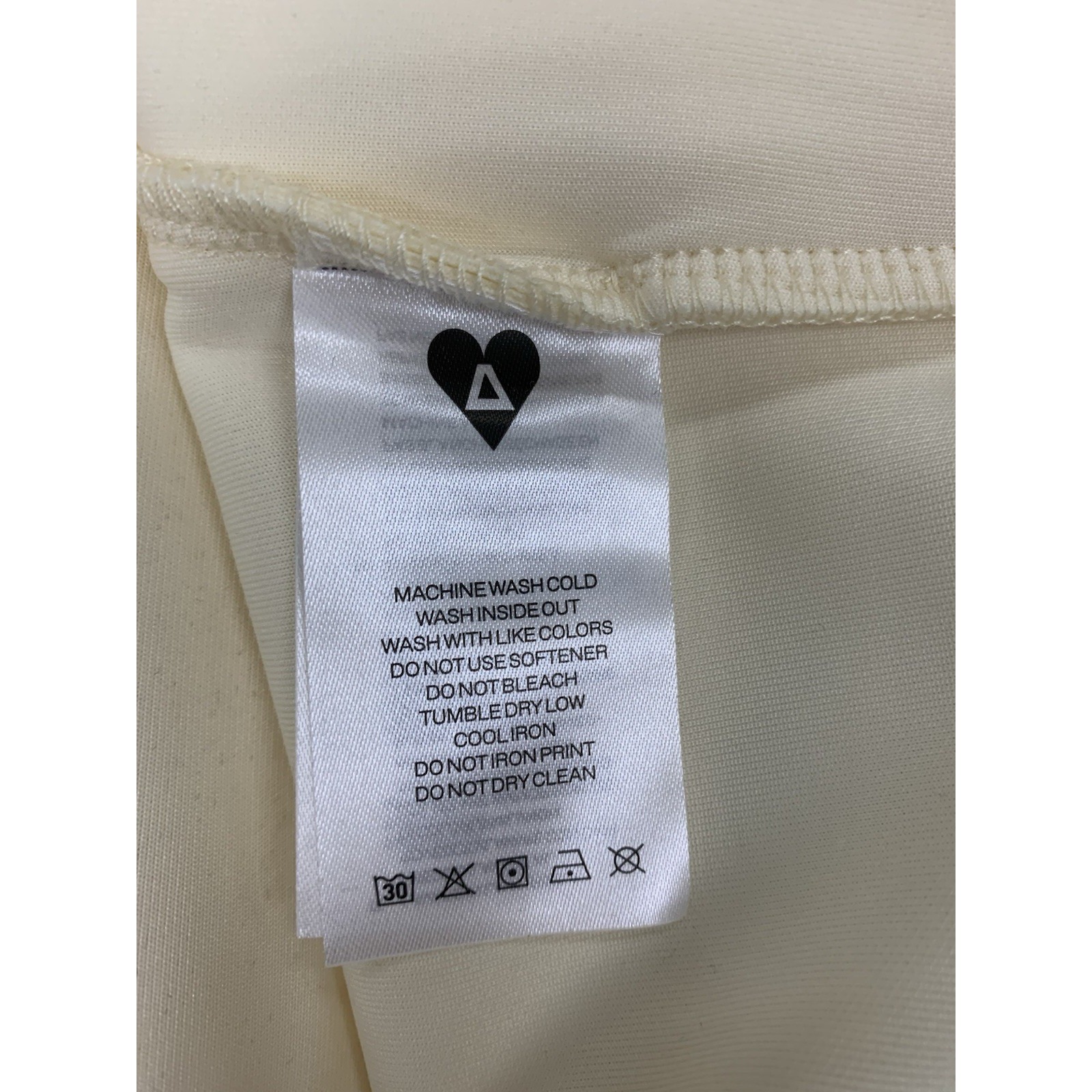 Aelfric Eden Women's Layered Off The Shoulder Logo Sweatshirt Xl Cream/Brown — image 5 of 5